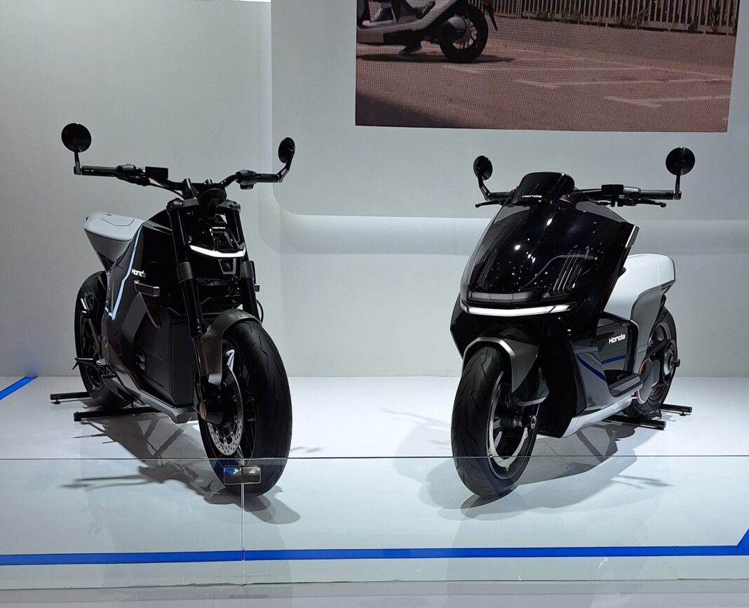 Honda Tampilkan Motor Listrik Konsep Futuristik Di Iims Rockomotif