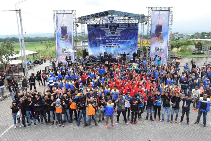 Lebih dari 1.000 pengguna Suzuki meramaikan Suzuki Bike Meet di Malang