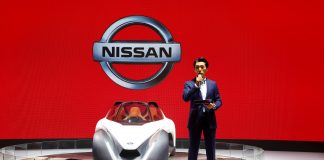 Eiichi Koito, President Director NMI memberikan kata sambutan dalam acara Nissan Note E-Power di GIIAS 2017