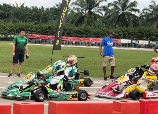 Alami Kendala, Prassetyo Hardja Tetap Finis di Baris Depan gokart prassetyo hardja
