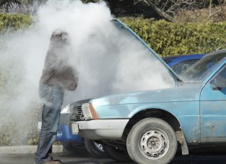 mesin overheat