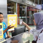 Aktivitas valet CariParkir di Mall Kelapa Gading