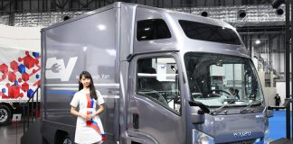 truk listrik isuzu