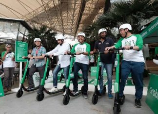 Berbahaya, Skuter Listrik Grab Dilarang Beroperasi di Jalan Raya Skuter listrik grab wheels