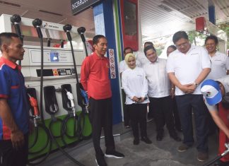 Presiden Jokowi resmikan biodiesel b30