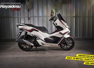 Pelindung Karet Hayaidesu Ini Bikin Bodi Motor Anti Baret pelindung motor hayaidesu