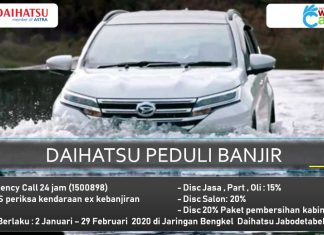 Diskon Servis Mobil Daihatsu Terdampak Banjir diskon servis daihatsu