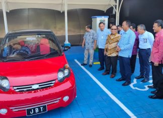 Asyik! Tol Bali Mandara Difasilitasi SPKLU Spklu tol bali mandara