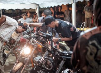 Skalputride event kustom bike