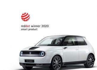 Mobil Listrik Honda e Dianugerahi Desain Terbaik Honda e red dot
