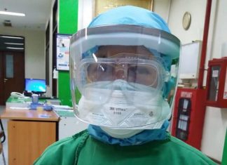 GMA Series Produksi Pelindung Wajah untuk Tenaga Medis GMA produksi pelindung wajah