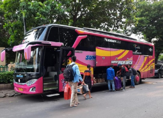 Bus Pariwisata Berhasil Dikandangkan Ketika Hendak Mudik larangan mudik bus pariwisata