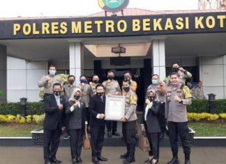 Layanan SIM 24 Jam, Polres Bekasi Kota Dapat Penghargaan polres bekasi kota penghargaan lemkapi