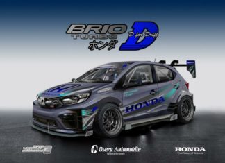 honda brio drift