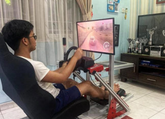 Libur Balap ISSOM, Mirza Utama Ambil Bagian di BDR 2020 mirza utama balap di rumah