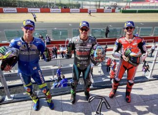 Yamaha, Ducati, Suzuki Podium di San Marino, Honda ke Mana? podium motogp san marino