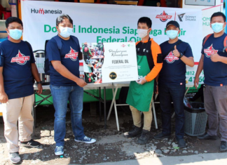 Federal Oil Berikan Bantuan untuk Korban Banjir di Sukabumi federal oil donasi korban banjir sukabumi