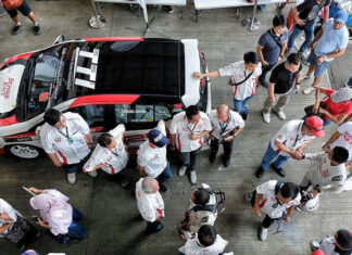 Paddock tti toyota team indonesia