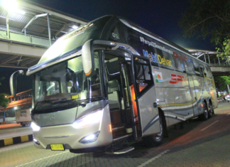 Pengemudi Bus Lintas Sumatera Idamkan Infrastuktur Baik & Ketersediaan BBM Aman Bus lintas sumatera
