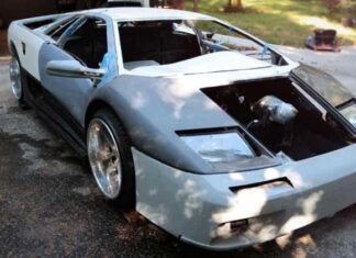 Meski Belum Rampung, Replika Lamborghini Diablo Ini Dijual Rp 400 Jutaan Replika lamborghini diablo