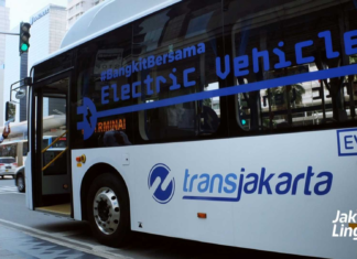Transjakarta Lakukan Uji Coba Bus Listrik bus listrik transjakarta