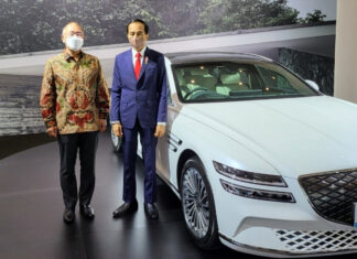 Mobil Listrik Hyundai Genesis G80 Jadi Kendaraan Resmi KTT G20 Bali