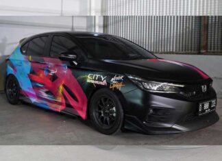 Modifikasi Honda City Hatchback Eksis di IMX 2021 Modifikasi Honda City Hatchback RS