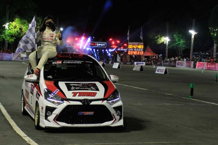 Alinka Hardianti sukses berikan kemenangan untuk Toyota Team Indonesia