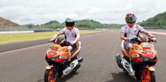 Honda Vario MotoGP jadi skutik pertama yang mengaspal di Sirkuit Mandalika