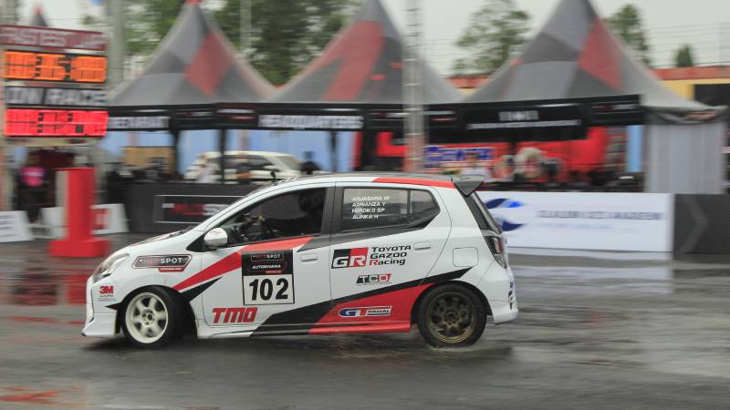 Kejurnas Slalom 2022 jadi milik Toyota Gazoo Racing Indonesia