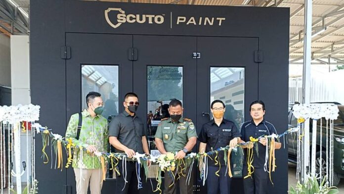 Scuto Paint Jatijajar resmi beroperasi dengan standar pengecatan OEM