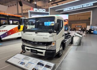 Mitsubishi Fuso Masih Market Leader, Kapan eCanter Dijual? truk listrik ecanter giias 2022
