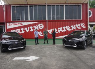 Paspamres Tes Drive Lexus UX300e, Persiapan KTT G20 paspampres lexus ux300e