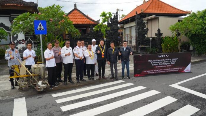 CSR Honda Prospect Motor turut merevitalisasi marka jalan di Bali