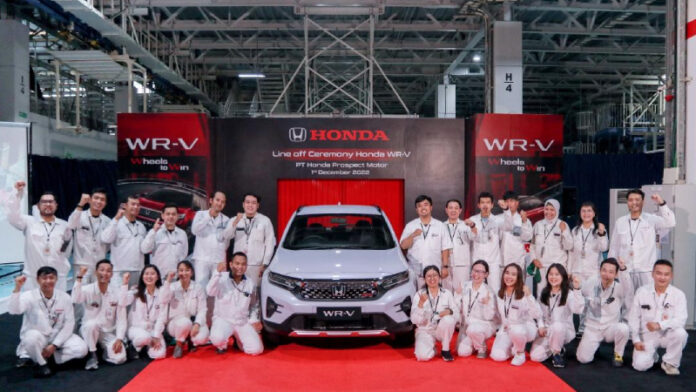 Produksi Honda WR-V tahap pertama rampung, siap dikirim ke konsumen
