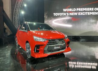 All new toyota agya debut dunia