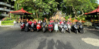 Pelumas Motul Scooter uji kualitas dengan melakoni touring dari Bali ke Mandalika