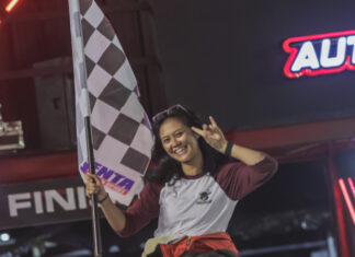 Canya Prasetyo peslalom wanita Banteng Motorsport