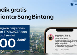 Hyundai gelar program mudik gratis lewat kampanye #DiantarSangBintang