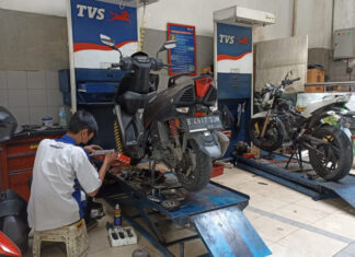 Service Lebaran 2023 Bikin Konsumen TVS Motor Bebas Khawatir TVS Motor gelar Service Lebaran 2023 menyambut liburan Idul Fitri 1444 H