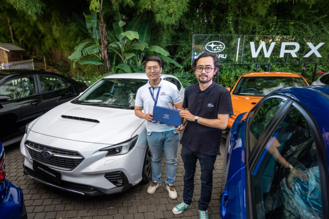 penyerahan 18 unit pertama Subaru WRX di Indonesia 