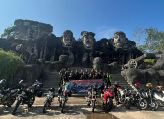 Komunitas Honda MegaPro HMPC Indonesia gelar touring budaya