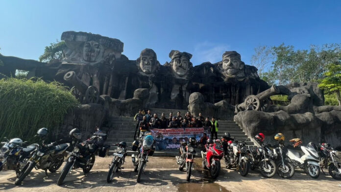 Komunitas Honda MegaPro HMPC Indonesia gelar touring budaya