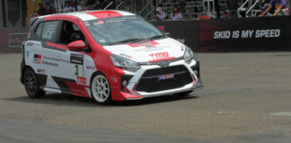 Toyota Agya andalan Toyota Gazoo Racing Indonesia