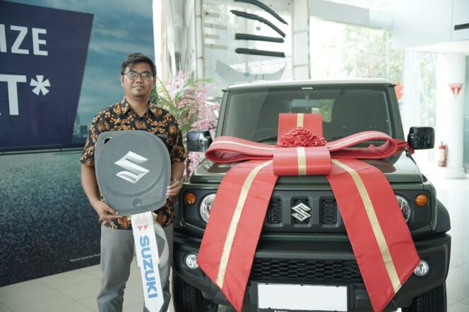 Suzuki Jimny pemenang undian Triple Surprise