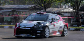 Performa Toyota GR Yaris AP4 antarkan Ryan Nirwan jadi Juara Sprint Rally Indramayu