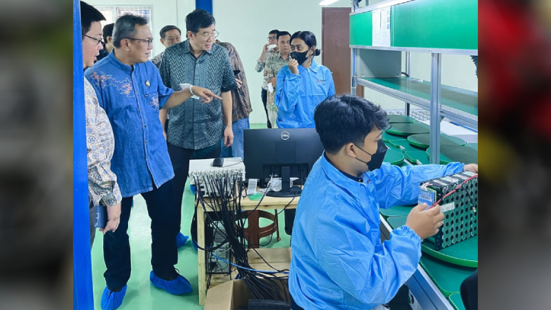Pabrik baterai United E-Motor resmi beroperasi di Bogor, Jawa Barat