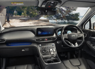 Santa Fe Kini Telah Dibekali dengan Fitur Hyundai Bluelink Santa Fe kini dibekali teknologi Hyundai Bluelink