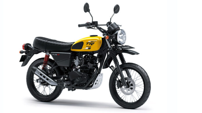 Warna baru Kawasaki W175TR kini lebih menggoda
