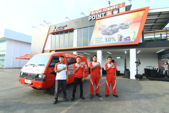 posko mudik mitsubishi